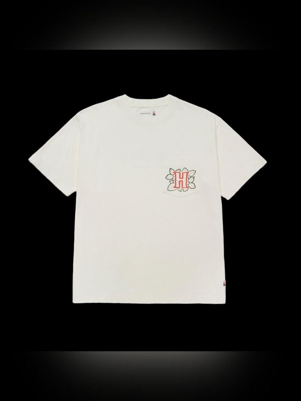 Honor The Gift Floral Pocket T-Shirt Cream Medium Sold Out Cotton Tee